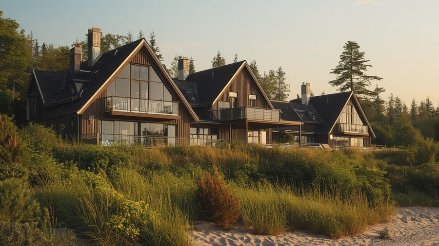Wellness-Lodges in den Küstendünen